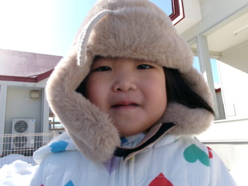 雪遊び（りす）